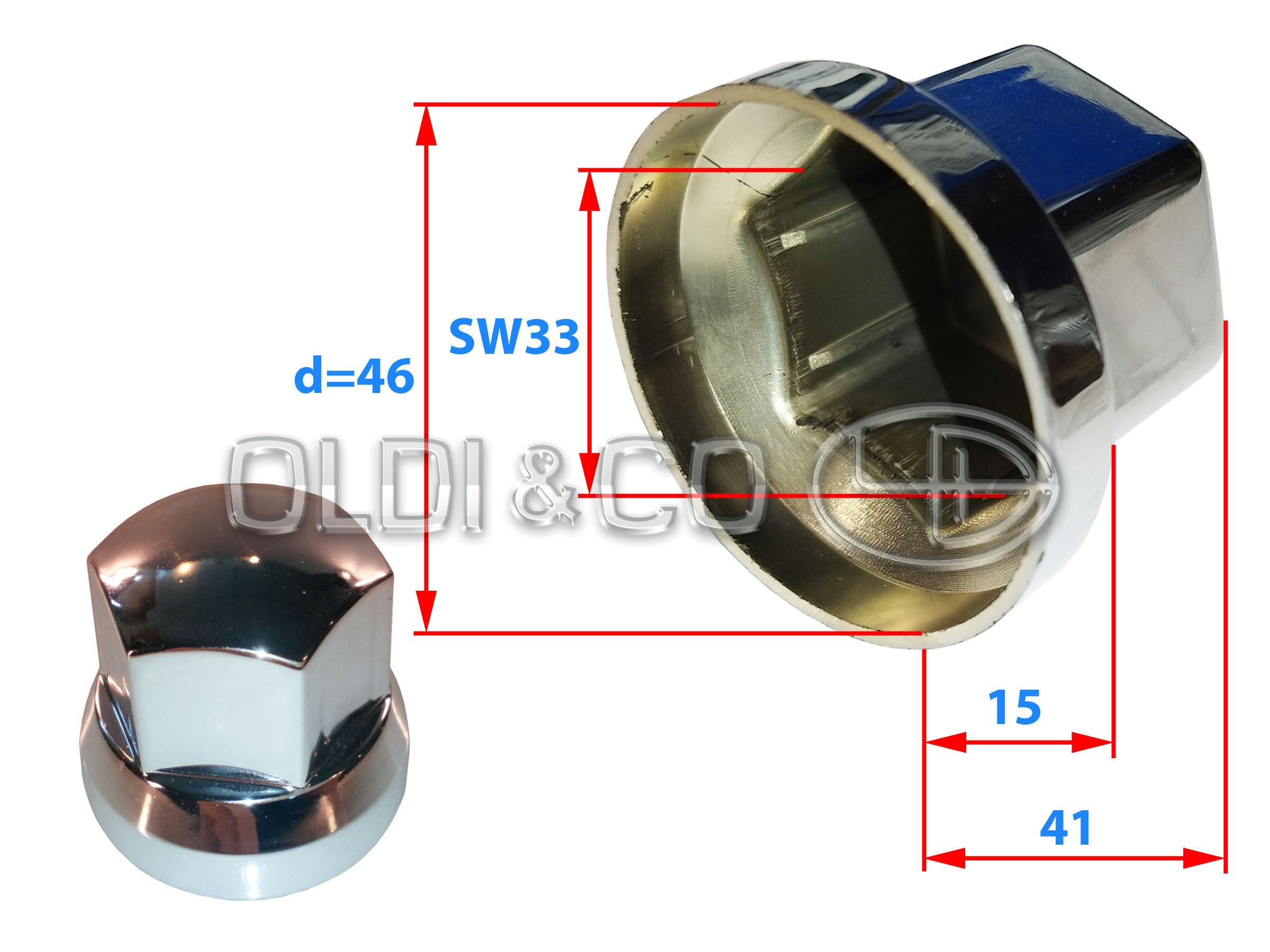 16.006.24496 Шпильки/гайки/гроверы колесные → Колпак на гайку