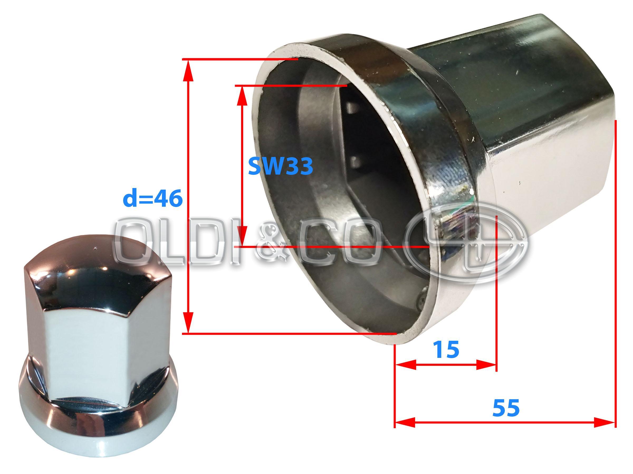 16.006.24497 Шпильки/гайки/гроверы колесные → Колпак на гайку