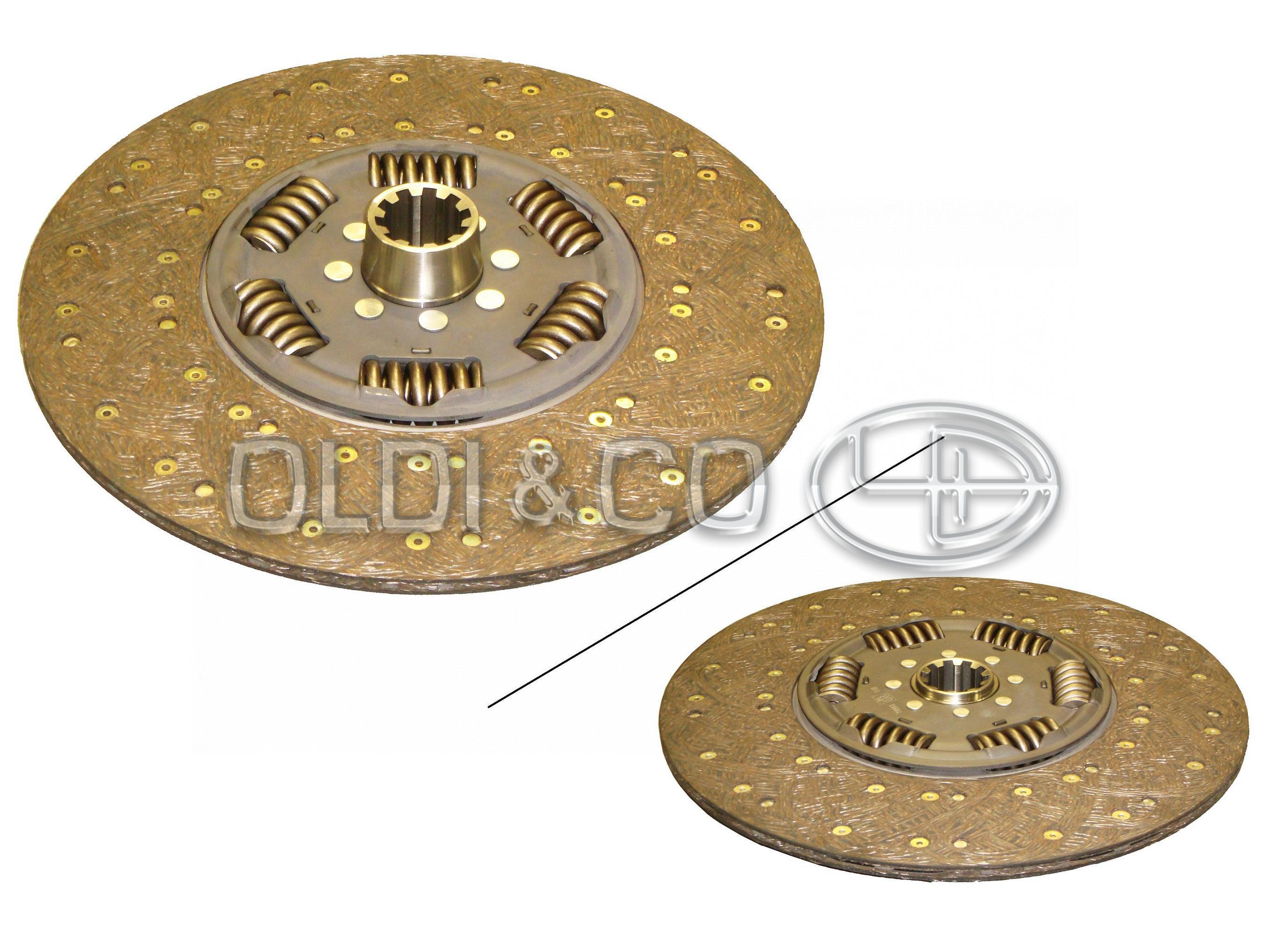 39.003.25016 Clutch system → Clutch disc