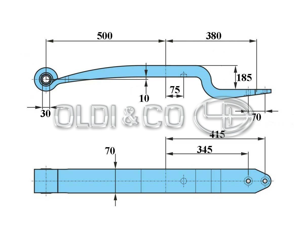 17.011.25506 Leaf springs → Beam spring