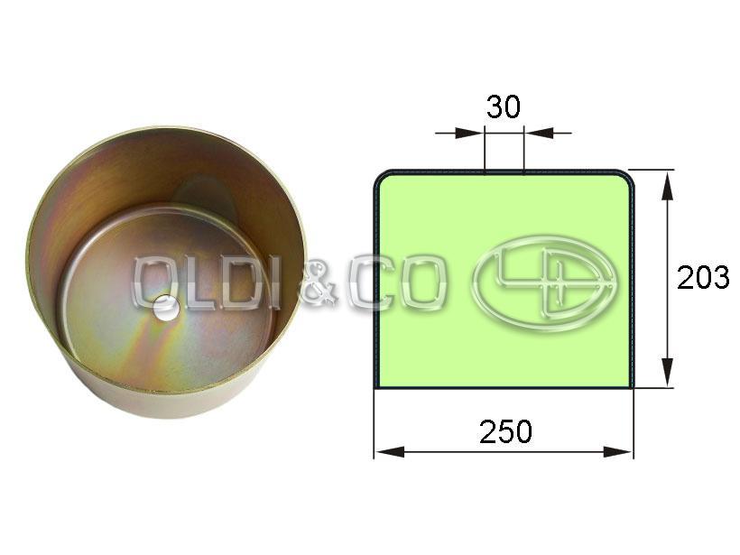 14.005.26677 Gaisa spilveni un piederumi → Spilvena apakšējais flancis