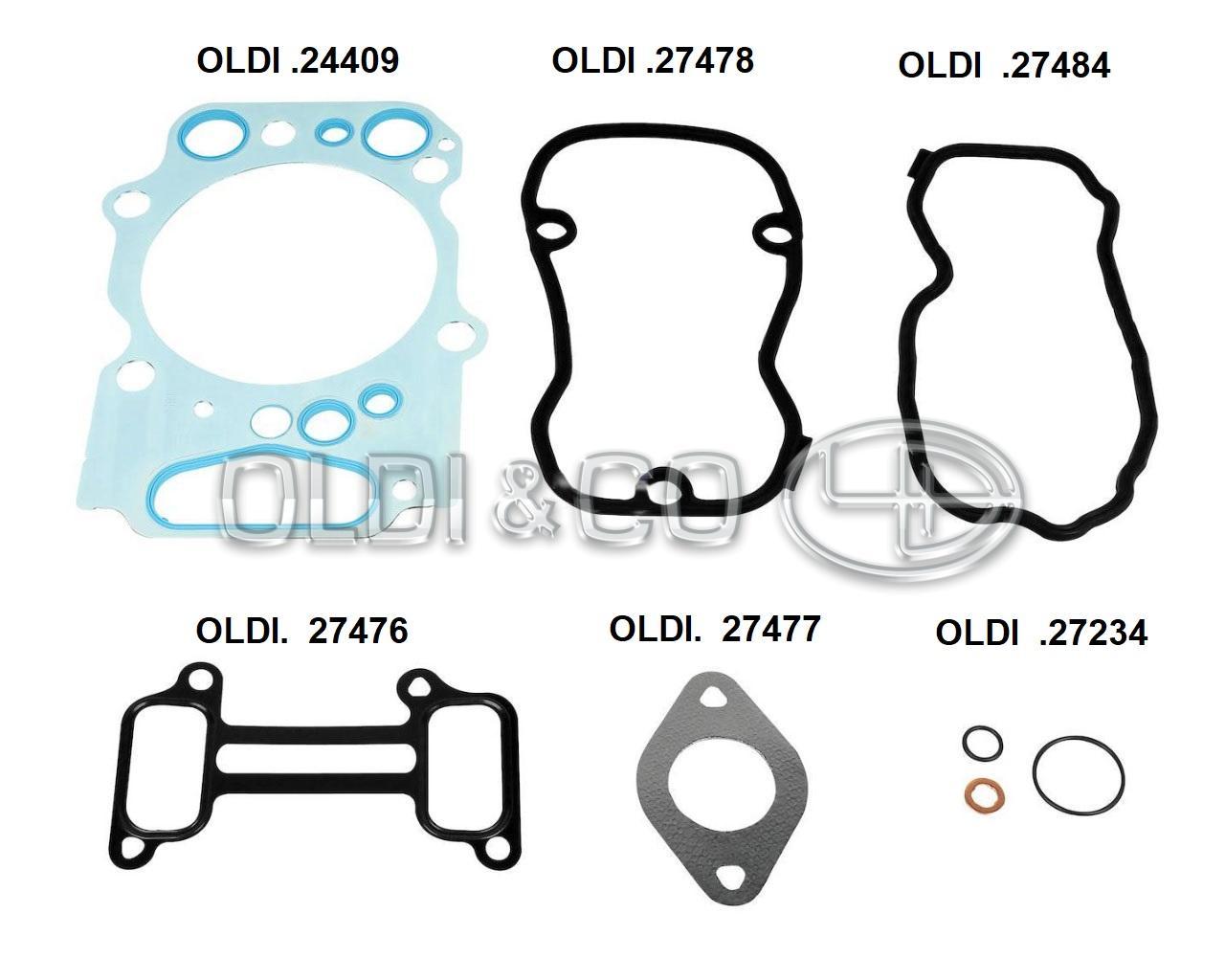 33.043.27483 Dzinēja detaļas → Galvas blīvju komplekts