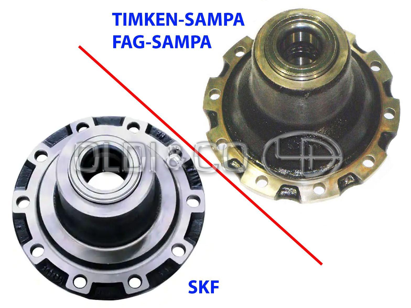 34.028.27651 Детали подвески / ходовой части → Ступица комплектная