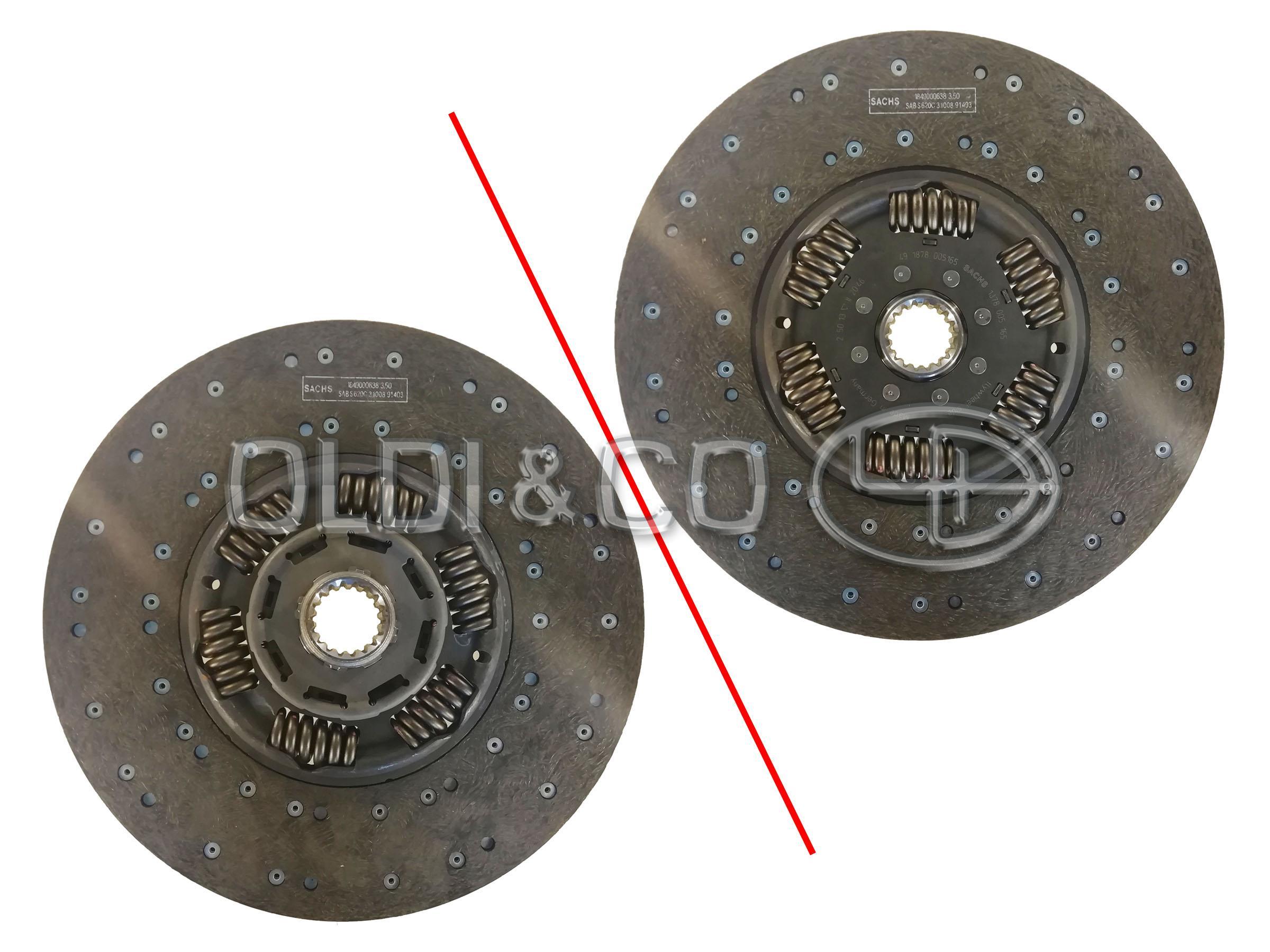 39.003.27837 Clutch system → Clutch disc