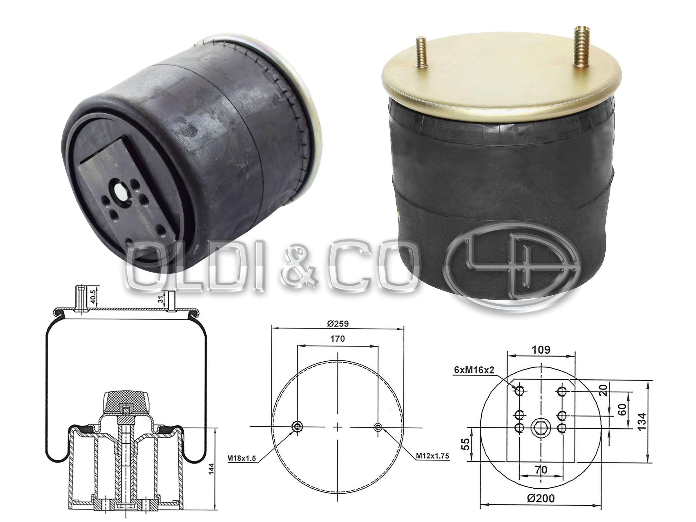 14.009.30652 Gaisa spilveni un piederumi → Gaisa spilvens (ar atloku)