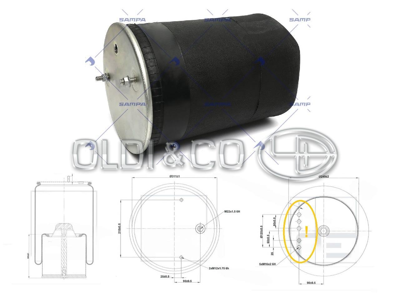 14.009.35625 Gaisa spilveni un piederumi &rarr; Gaisa spilvens (ar atloku)