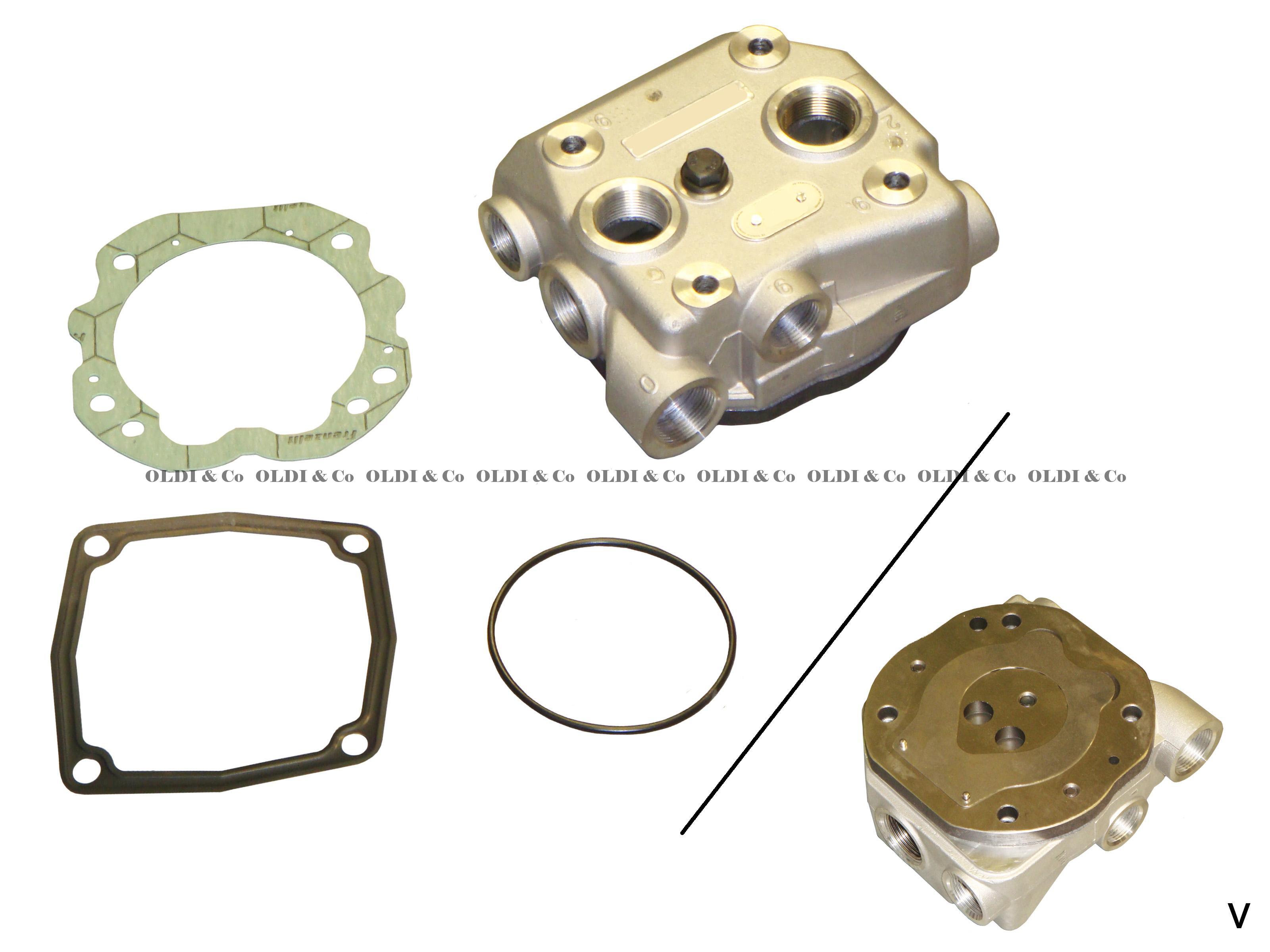 37.003.08376 Компрессоры и их комплектующие → Головка компрессора комплектная