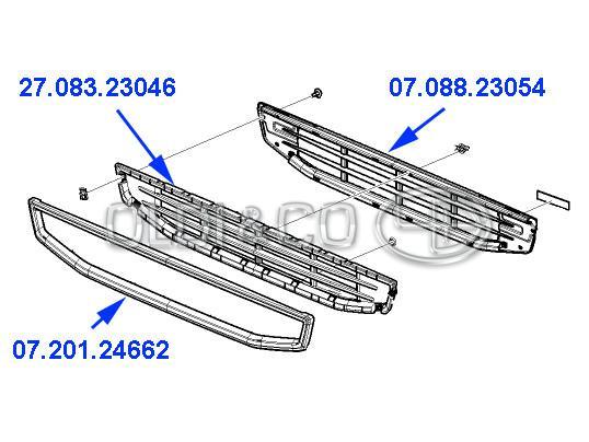 07.064.23046 / 
       
                          Front grille cover