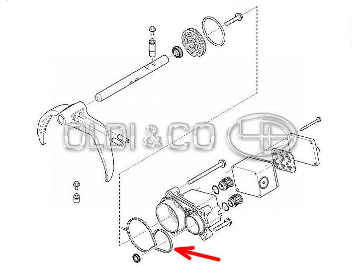 32.063.25723 / 
       
                          Прокладка КПП
