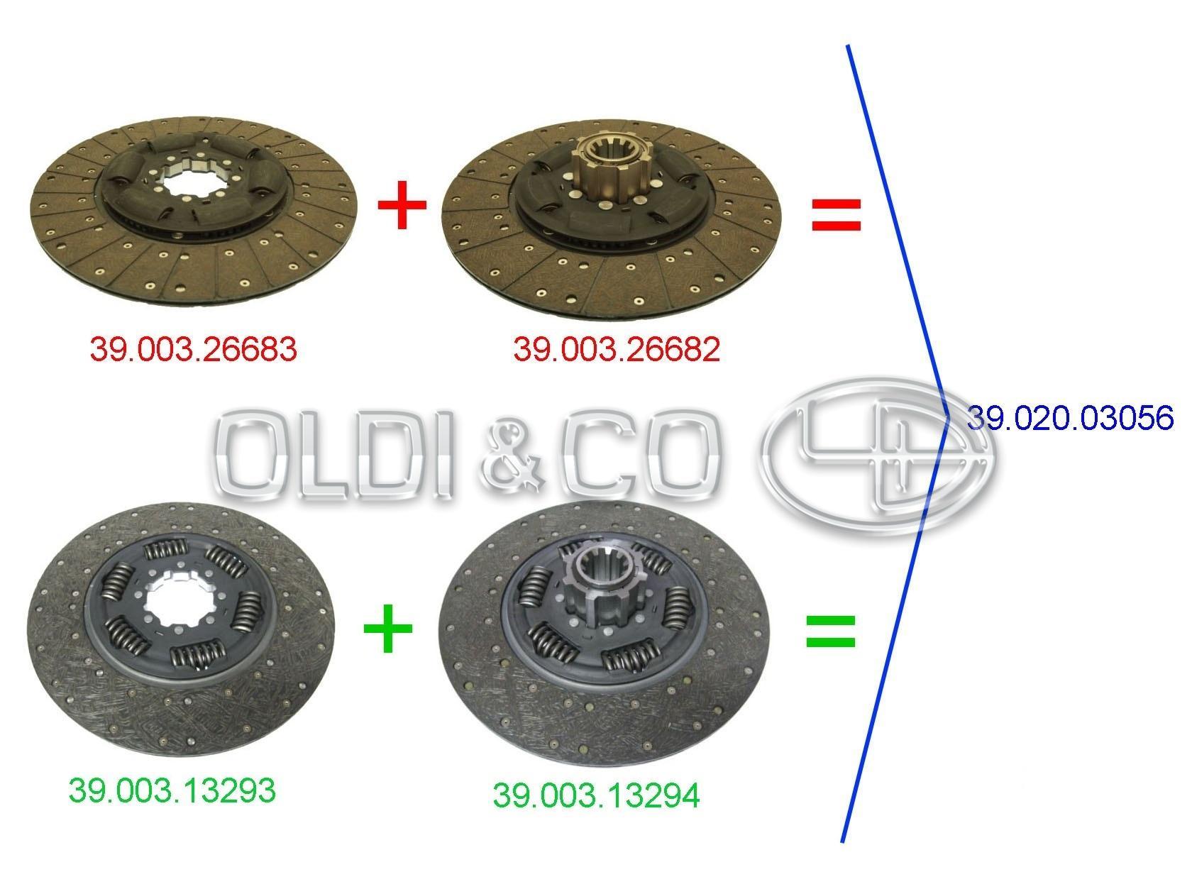 39.003.26683 / 
       
                          Clutch disc