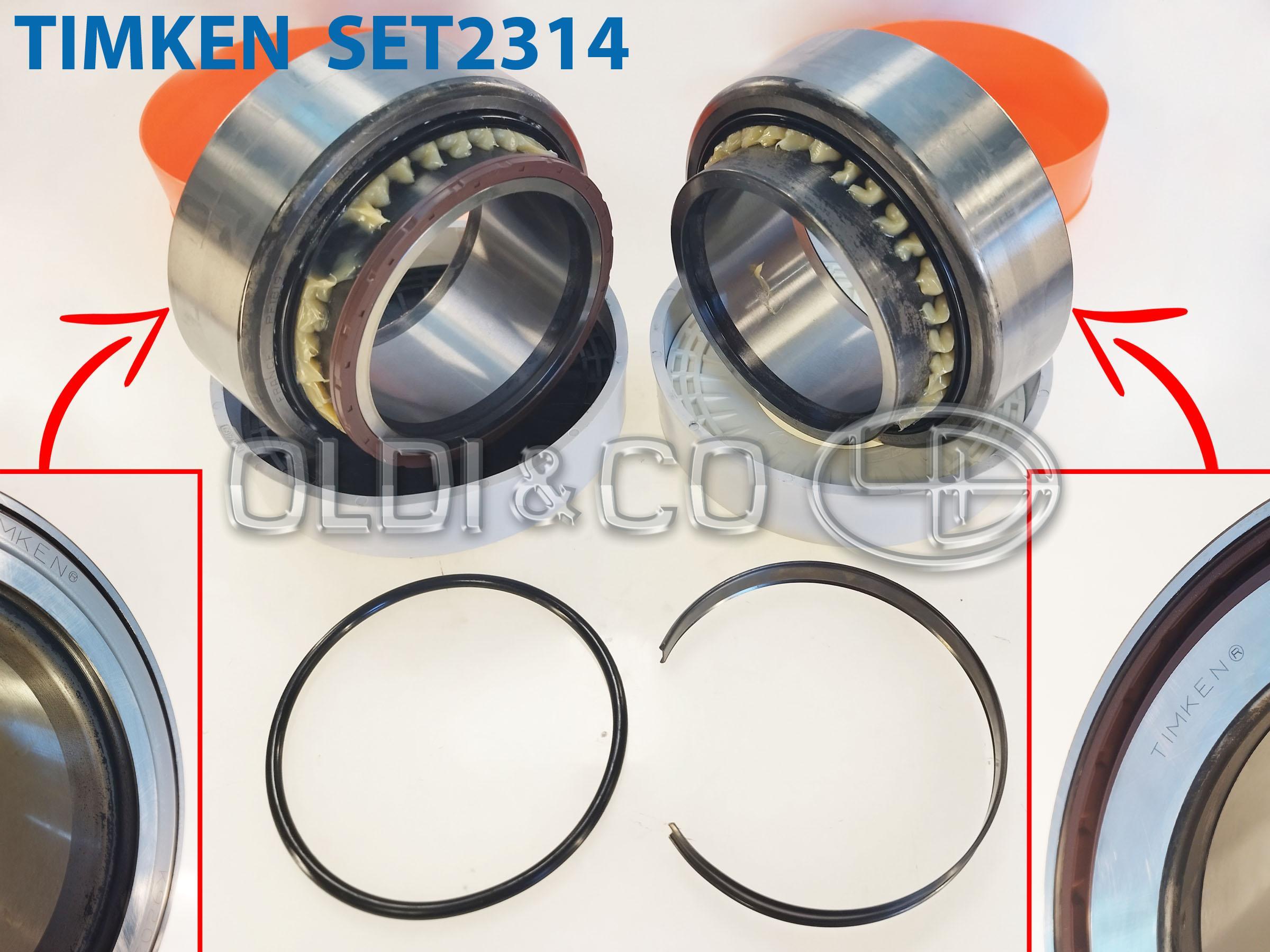 34.110.32002 / 
       
                          Hub rep. kit - bearings/seals