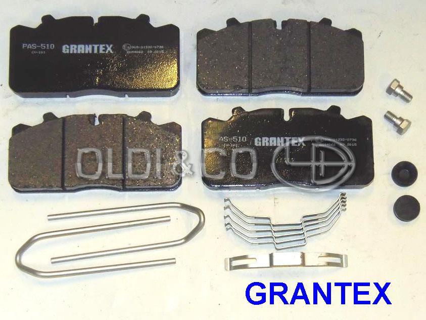 11.010.09266 / 
       
                          Brake pad kit